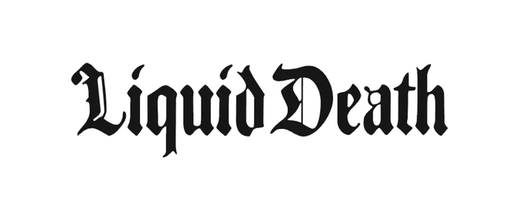 Liquid Death logo, event sponsorship and brand experience partner